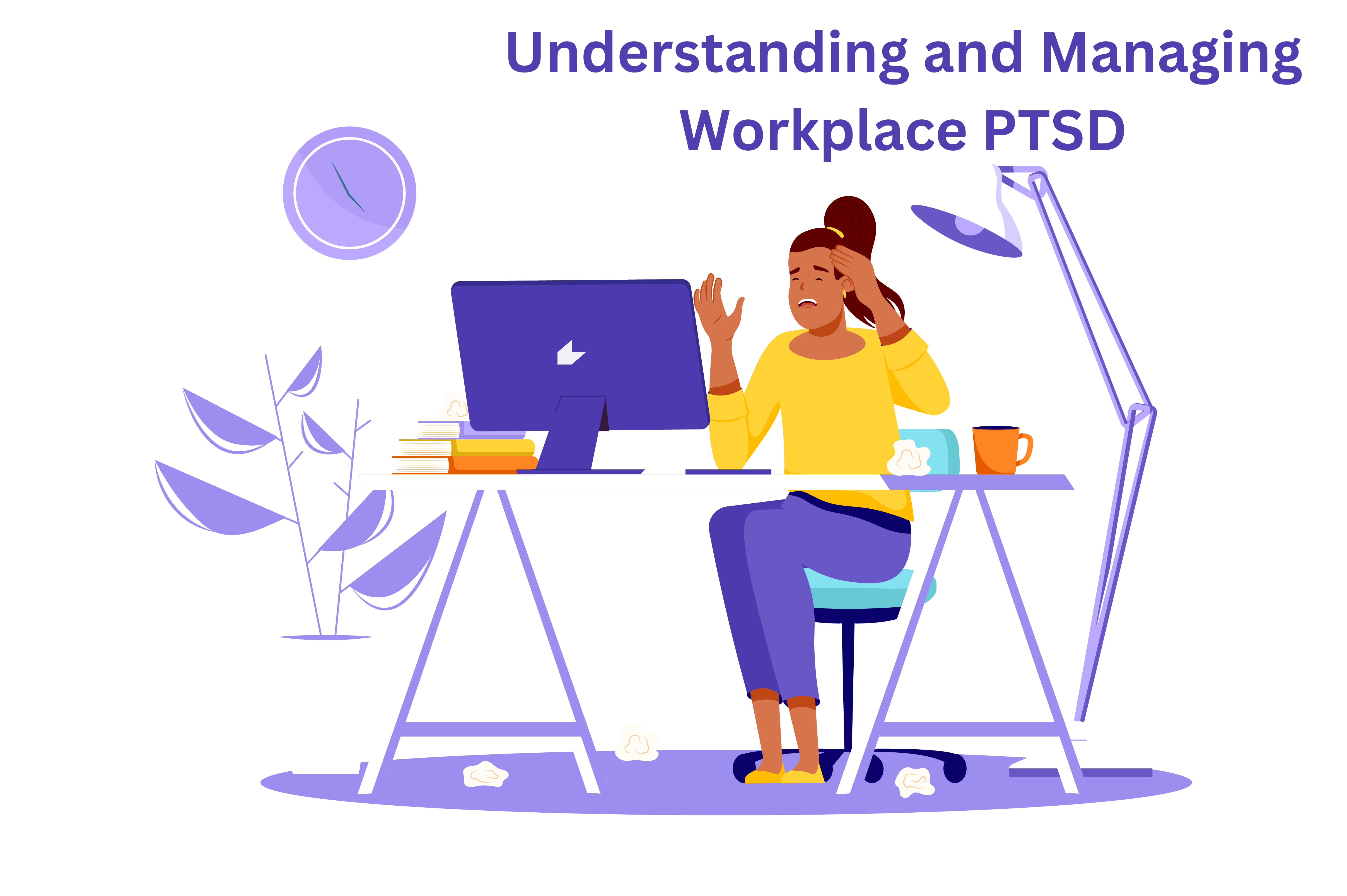 a person with workplace ptsd