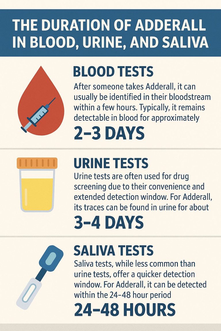 How Long Does Adderall Stay In Your System 3 Common Testing