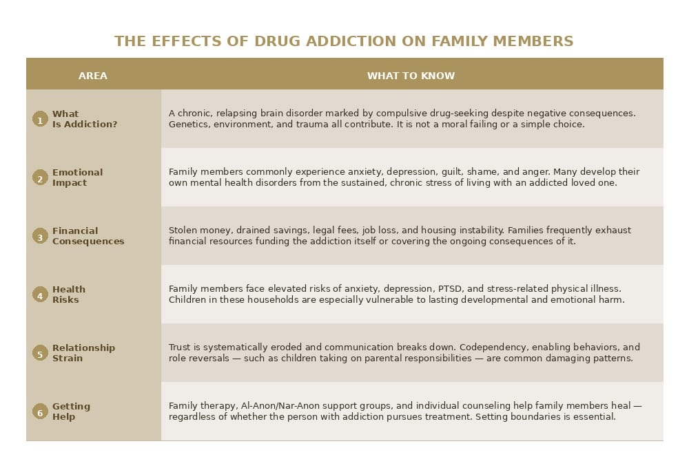 addiction family effects