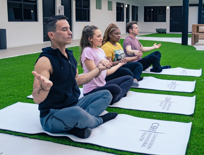 yoga therapy at residential facility for addiction and mental health treatment in south florida